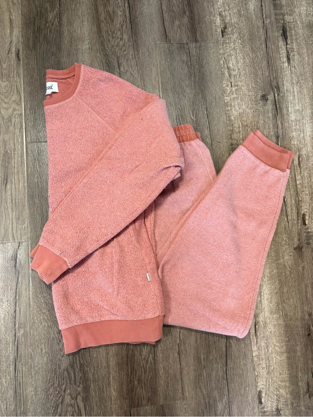 Feat BlanketBlend Crewneck and Joggers Set Pink
